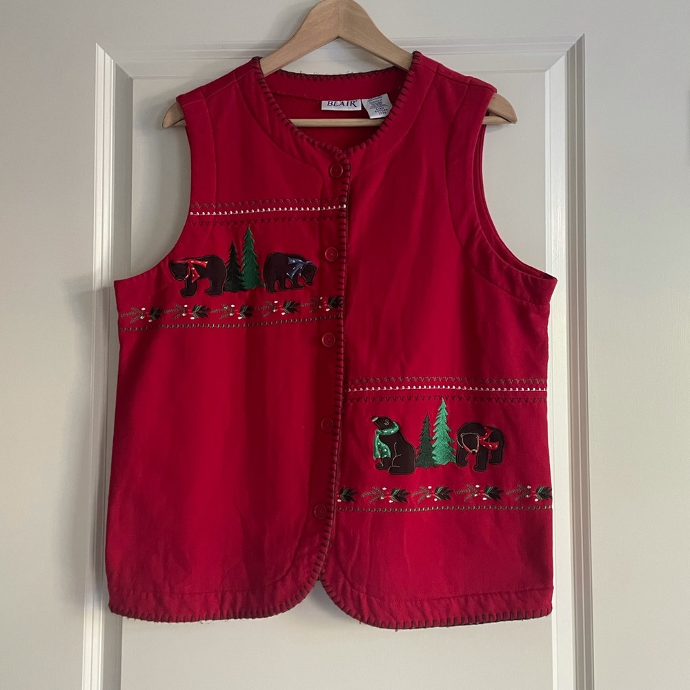 Vintage Blair Women’s Christmas Vest